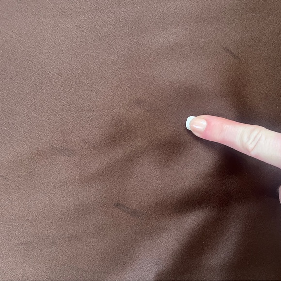 Abercrombie & Fitch Rich Brown Satin Dress - Picture 7 of 9